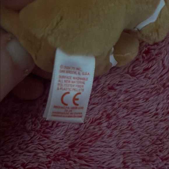 Ty Brown and Blue Stuffed Animal Gingerbread Plush - Picture 5 of 5